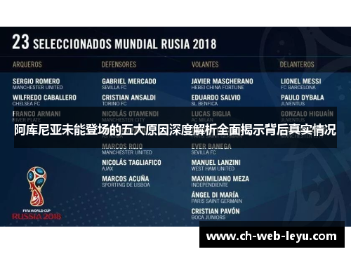 阿库尼亚未能登场的五大原因深度解析全面揭示背后真实情况 阿库尼亚未能登场的五大原因深度解析全面揭示背后真实情况